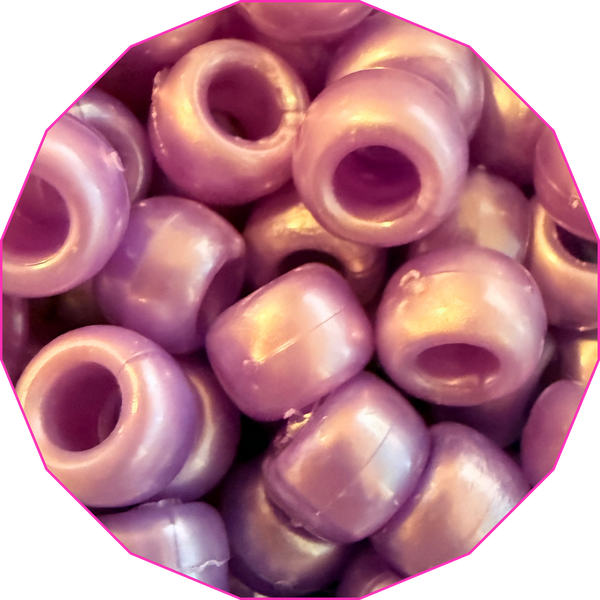 Mauvelous bead color, pearl mauve