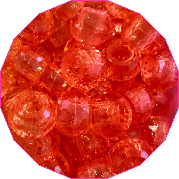 Orange Ya Happy bead color, clear orange